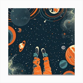 Space Art Canvas Print