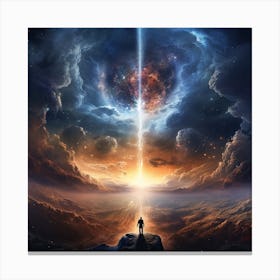 Mankind Breaking Through The Firmament #3 -Juangisme Canvas Print