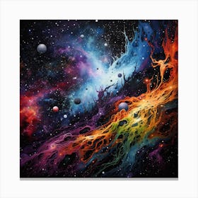 Space Nebula Canvas Print