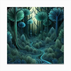 Fantasy Forest 29 Canvas Print