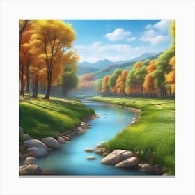 Autumn Landscape 18 Canvas Print