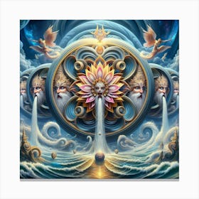 Tarot Card 4 Canvas Print