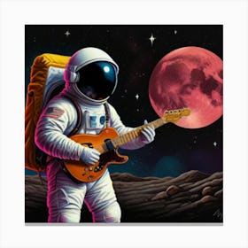 Musical spaceman Canvas Print