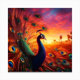 Peacock4 Canvas Print