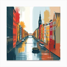 Amsterdam Canal 4 Canvas Print