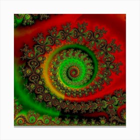 Abstract Fractal Pattern Artwork Art Canvas Print