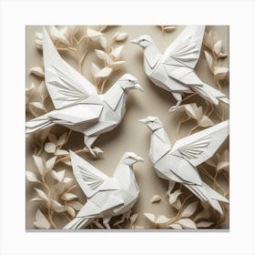Paper Pigeons Canvas Print