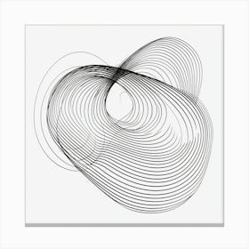 Abstract Swirls Canvas Print