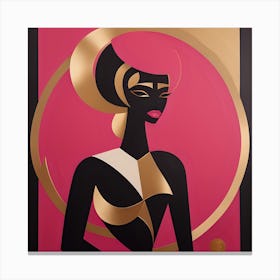 'Black Woman' 1 Canvas Print