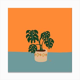 Monstera2 1 Canvas Print