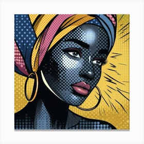 Funmilayo Pop African Woman  Canvas Print