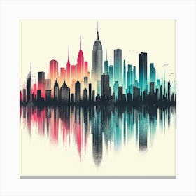 New York Skyline Canvas Art 1 Canvas Print