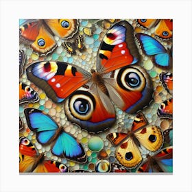 Real Butterfly Art 2 Canvas Print