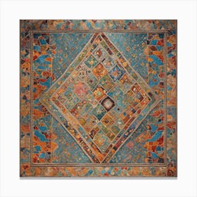 Moroccan Rug art Canvas Print