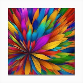 colorful flower Canvas Print