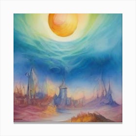 City Of The Sun Canvas Print