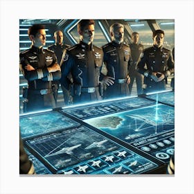 Fleet Commanders Skybreak Dominion Canvas Print