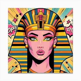 Pop Egyptian Haya Eclipse Canvas Print