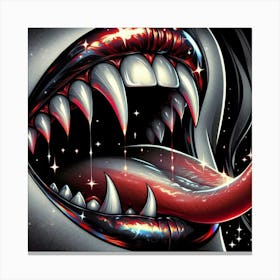 Monster'S Mouth Canvas Print