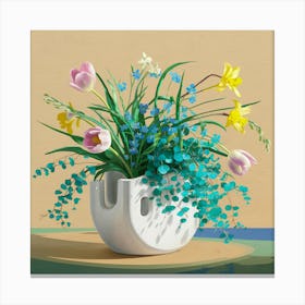 Flowers In A Vase 31 Canvas Print