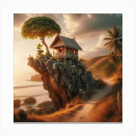 House On A Rock Canvas Print