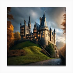 Harry Potter Castle 7 Canvas Print