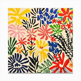 Flowers Painting Matisse Style 5 Canvas Print