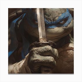 Ninja Turtles Leonardo Canvas Print