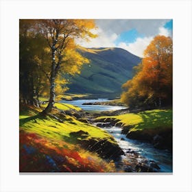 Scottish Valley Canvas Print