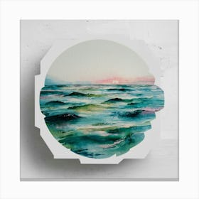 Watercolor Seascape Canvas Print