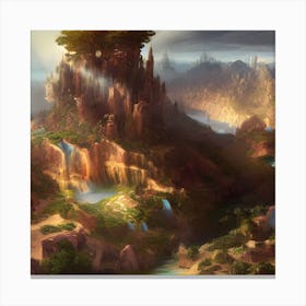 Fantasy Landscape Canvas Print