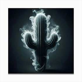 Smokey Cactus 1 Canvas Print