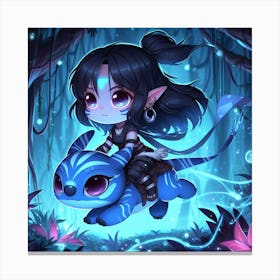 Avatar Character 2 Canvas Print