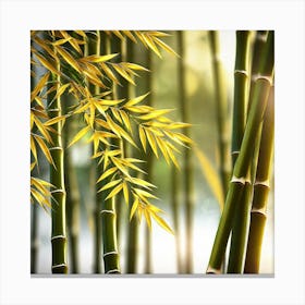 Bamboo Stock Photos And Royalty-Free Images Canvas Print