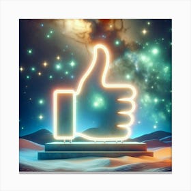 Thumbs Up Canvas Print