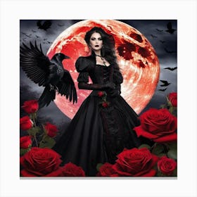 Blood Moon Canvas Print