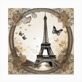 Paris Eiffel Tower 102 Canvas Print