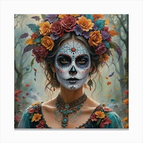 Day Of The Dead Canvas Print