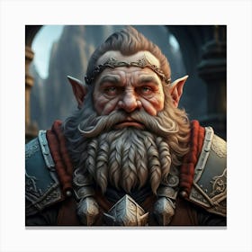 Realm of the Dwarven Monarch Canvas Print