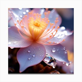 Best Moment Miki Asai Macro Photography Close Up Hyper Detailed Trending On Artstation Sharp Fo Canvas Print