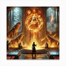 A Dramatic Sci Fi Scene For Episode 7 Canvas Print