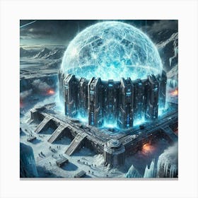 Cryo Shield Dome Canvas Print