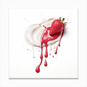 Strawberry Cream (6) Canvas Print