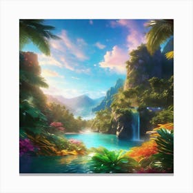 Tropical Paradise 28 Canvas Print