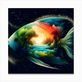 Fish In The Sea 2 Canvas Print