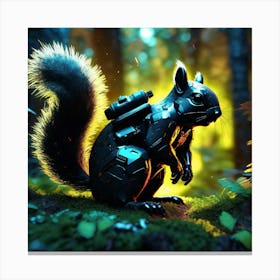 Sci-Fi Squirrel Canvas Print