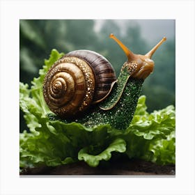 Rich Snail Canvas Print