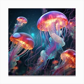 Jellyfish 16 Canvas Print