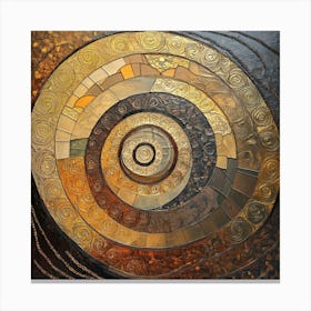 Spiral Mosaic Canvas Print