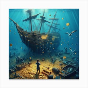 Pirate Ship 1 Canvas Print